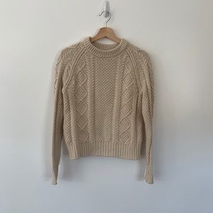 LL Bean Fisherman Sweater